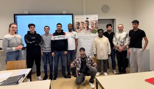 Junge Emsländer bei einer Veranstaltung