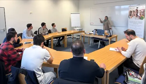 Junge Emsländer bei einer Veranstaltung